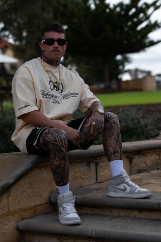 AUTHENTICITY AFFILIATION TEE - CRÈME DE LA CRÈME - #TEESOn Lock Apparel
