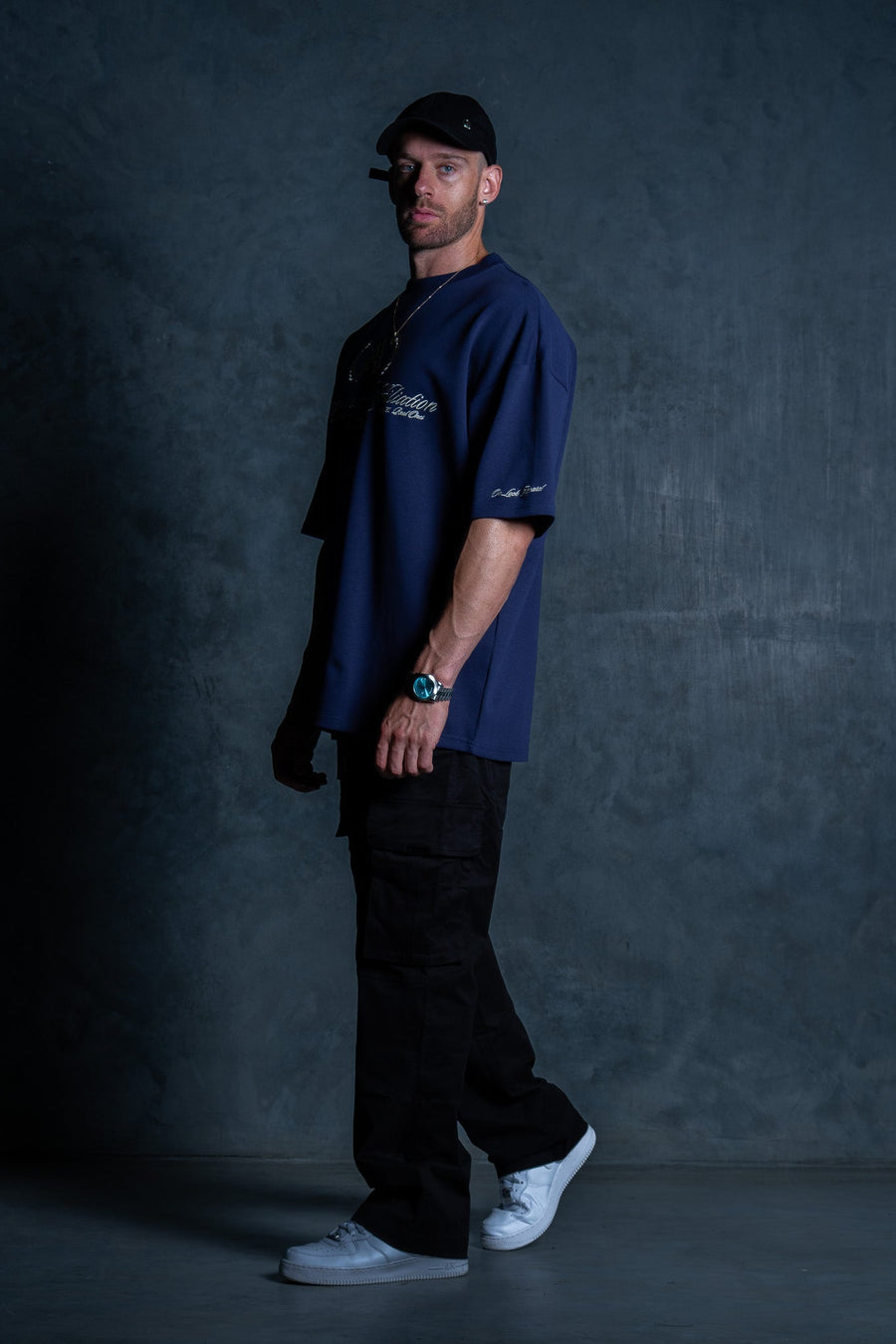 AUTHENTICITY AFFILIATION TEE - MIDNIGHT BLUE - TEESOn Lock Apparel35751850942961