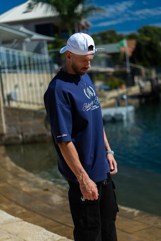 AUTHENTICITY AFFILIATION TEE - MIDNIGHT BLUE - TEESOn Lock Apparel35751850942961