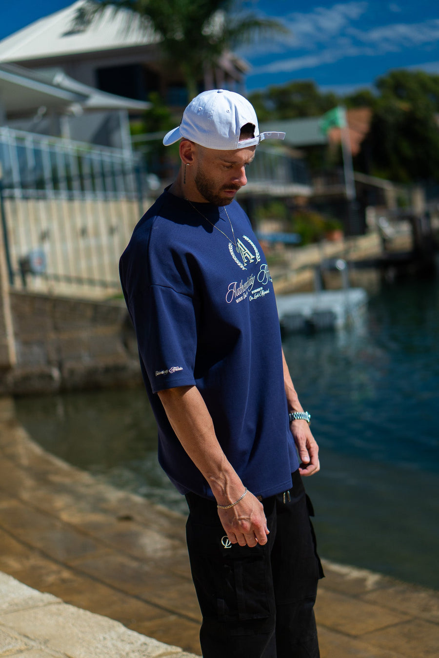AUTHENTICITY AFFILIATION TEE - MIDNIGHT BLUE - TEESOn Lock Apparel35751850942961