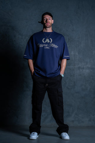 AUTHENTICITY AFFILIATION TEE - MIDNIGHT BLUE - TEESOn Lock Apparel35751850942961