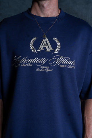 AUTHENTICITY AFFILIATION TEE - MIDNIGHT BLUE - TEESOn Lock Apparel35751850942961