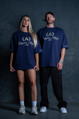 AUTHENTICITY AFFILIATION TEE - MIDNIGHT BLUE - TEESOn Lock Apparel35751850942961