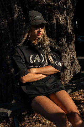 AUTHENTICITY AFFILIATION TEE - PITCH BLACK - #TEESOn Lock Apparel