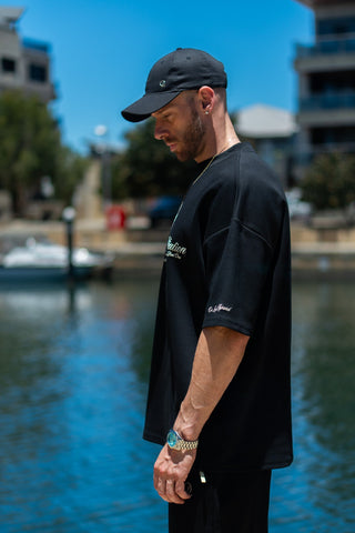 AUTHENTICITY AFFILIATION TEE - PITCH BLACK - TEESOn Lock Apparel35751850348817