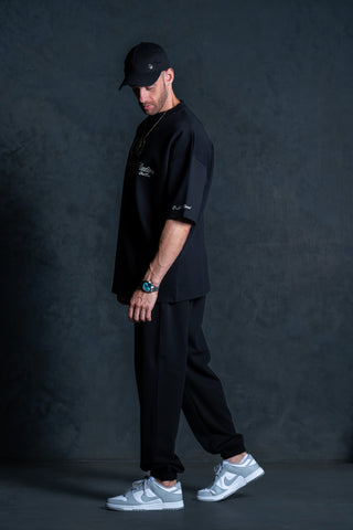 AUTHENTICITY AFFILIATION TEE - PITCH BLACK - TEESOn Lock Apparel35751850348817