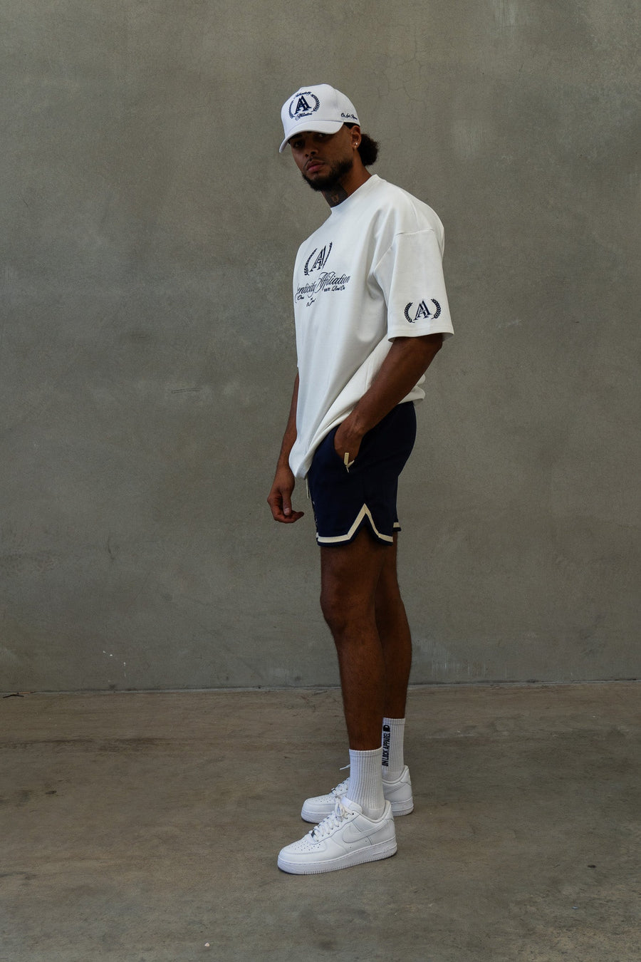 AUTHENTICITY AFFILIATION TEE - SOFT WHITE - On Lock Apparel XS TEES