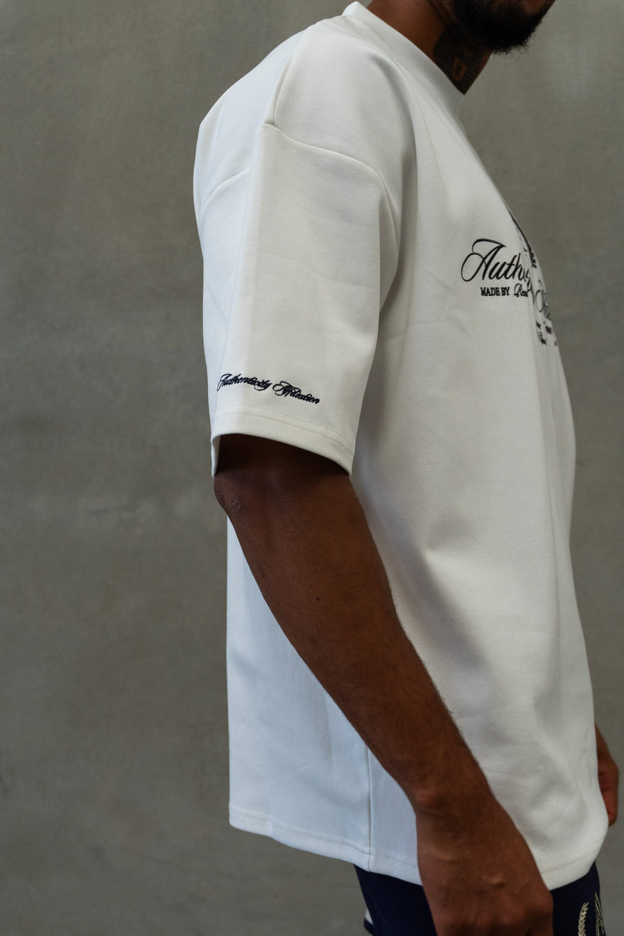AUTHENTICITY AFFILIATION TEE - SOFT WHITE - On Lock Apparel XS TEES