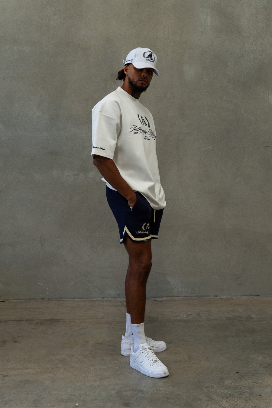 AUTHENTICITY AFFILIATION TEE - SOFT WHITE - On Lock Apparel XS TEES