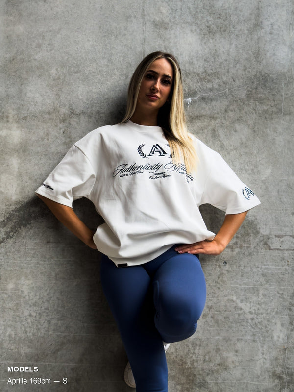 AUTHENTICITY AFFILIATION TEE - SOFT WHITE