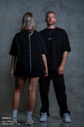 BELIEVE TEE - BLACK FT. BLUE