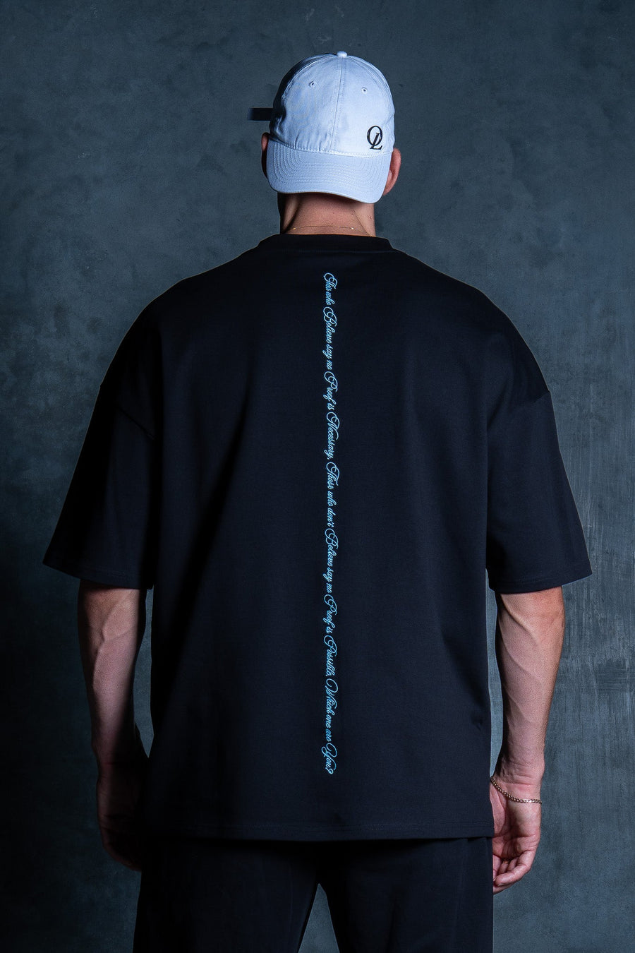 BELIEVE TEE - BLACK FT. BLUE - TEESOn Lock Apparel35751854579793