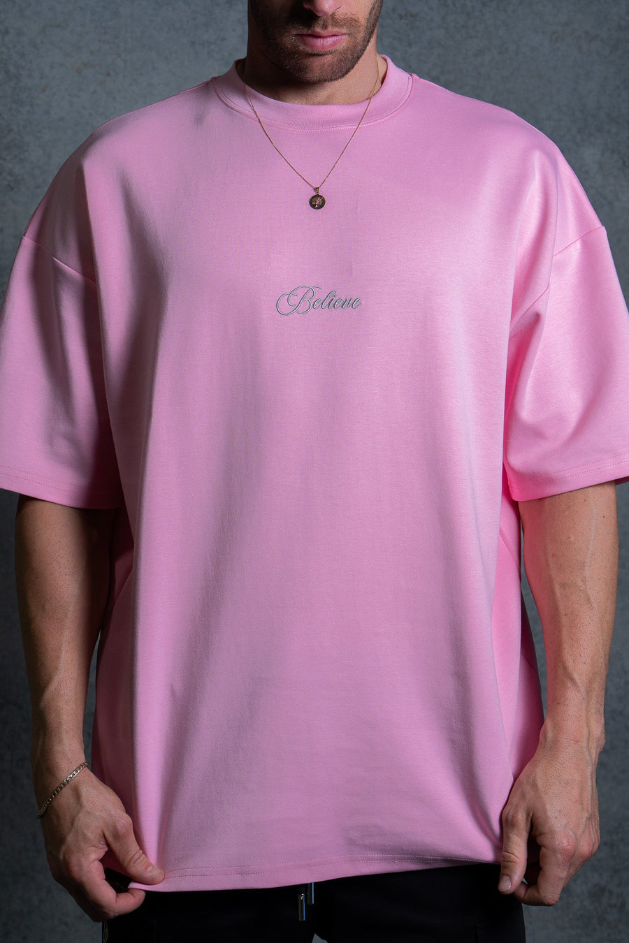 BELIEVE TEE - PINK - TEESOn Lock Apparel