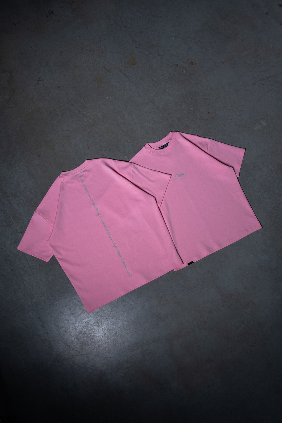 BELIEVE TEE - PINK - TEESOn Lock Apparel