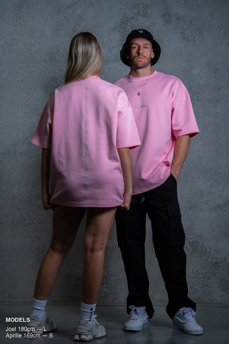 BELIEVE TEE - PINK - TEESOn Lock Apparel35751856370769