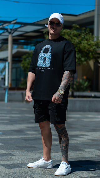 CLARITY TEE - PITCH BLACK - TEESOn Lock Apparel35751855821649