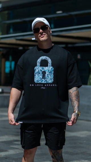 CLARITY TEE - PITCH BLACK - TEESOn Lock Apparel35751855821649