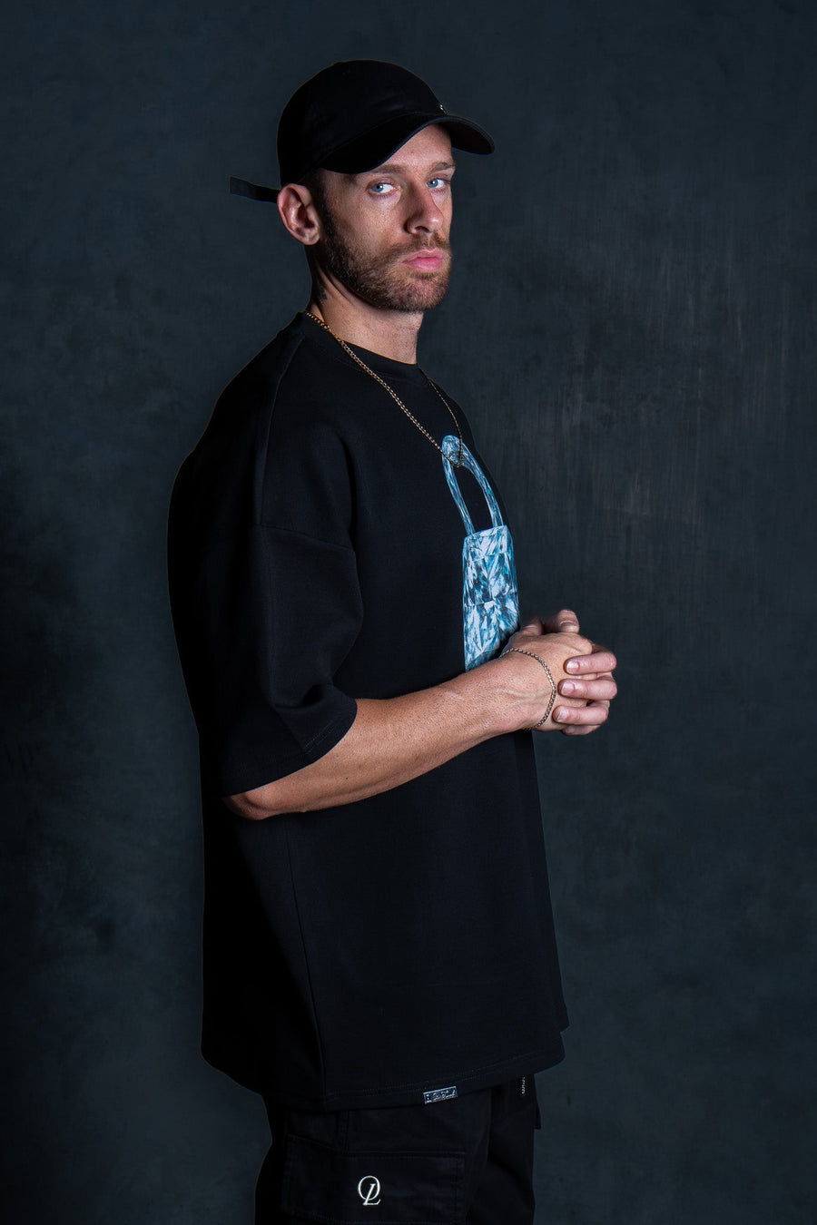 CLARITY TEE - PITCH BLACK - TEESOn Lock Apparel35751855821649