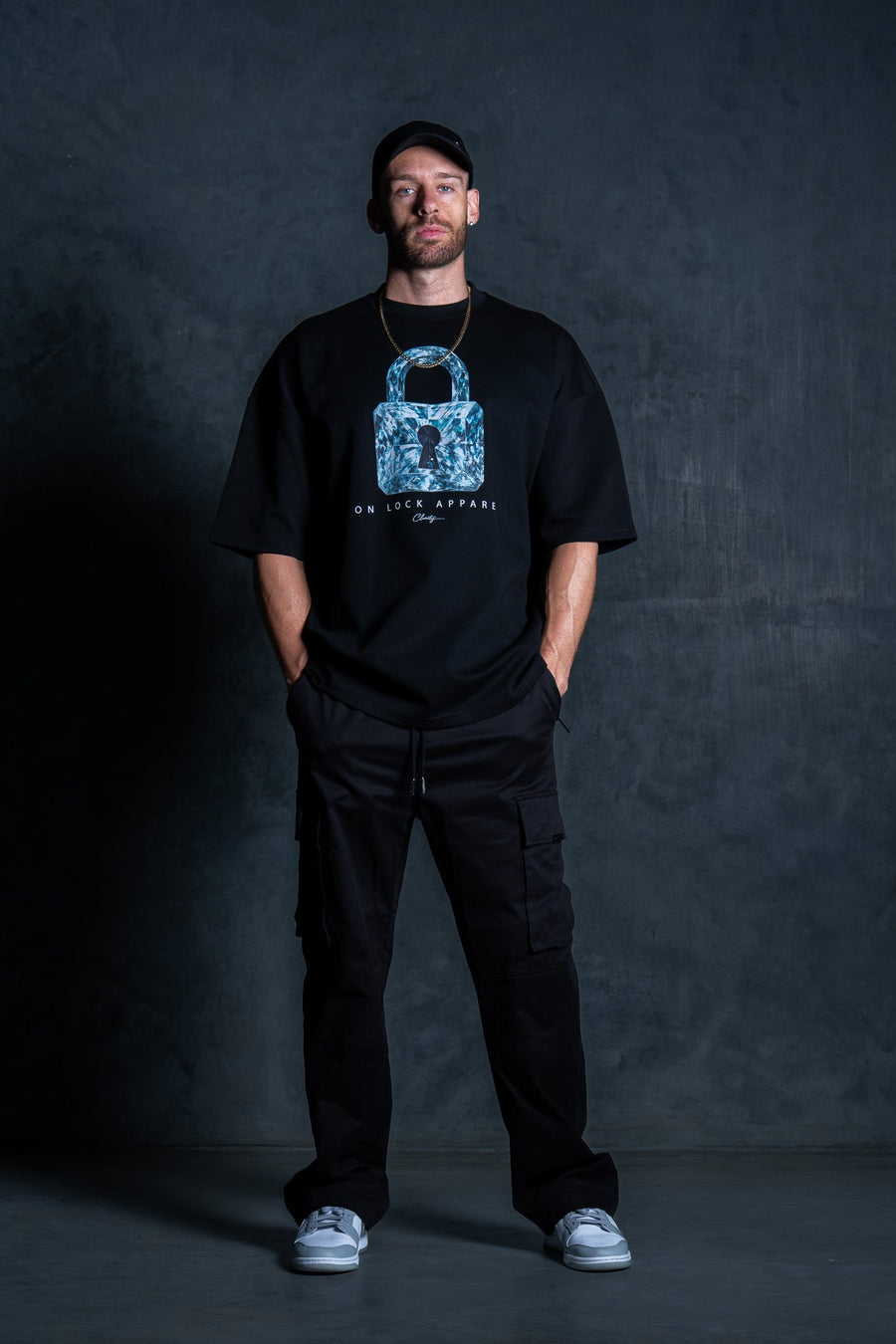CLARITY TEE - PITCH BLACK - TEESOn Lock Apparel35751855821649