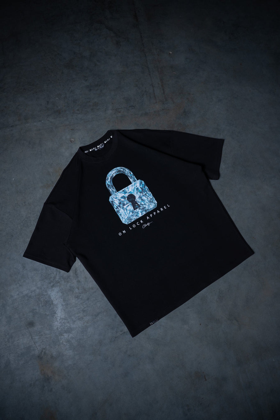 CLARITY TEE - PITCH BLACK - TEESOn Lock Apparel35751855821649