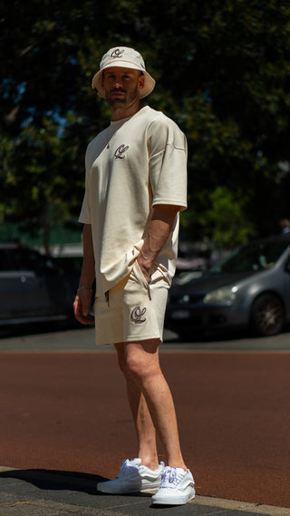 CONSISTENCY SHORTS - RICH VANILLA - SHORTSOn Lock Apparel