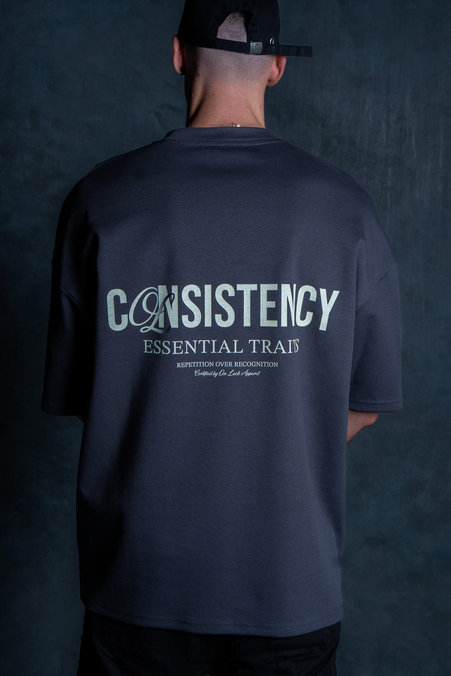 CONSISTENCY TEE - CHARCOAL - TEESOn Lock Apparel35751856798449
