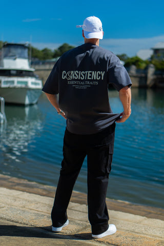 CONSISTENCY TEE - CHARCOAL - TEESOn Lock Apparel35751856798449
