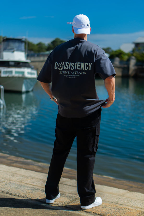 CONSISTENCY TEE - CHARCOAL