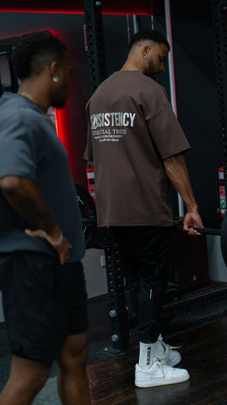 CONSISTENCY TEE - CHOCOLATE - TEESOn Lock Apparel