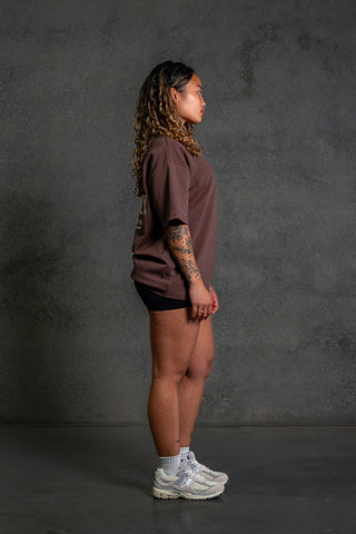 CONSISTENCY TEE - CHOCOLATE - TEESOn Lock Apparel