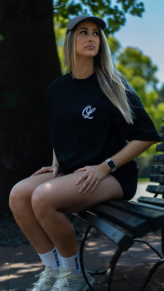 CONSISTENCY TEE - PITCH BLACK - TEESOn Lock Apparel