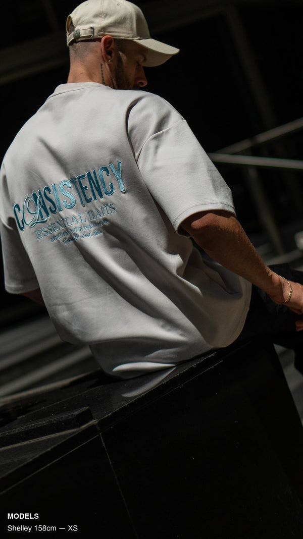 CONSISTENCY TEE - PLATINUM
