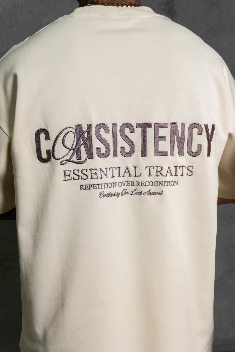 CONSISTENCY TEE - RICH VANILLA - TEESOn Lock Apparel