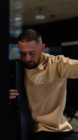 CONSISTENCY TEE - TAN - TEESOn Lock Apparel