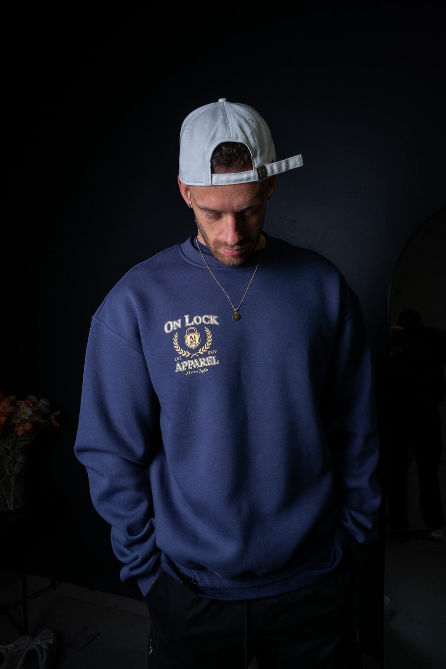 DAY ONES PULLOVER - NAVY - PULLOVEROn Lock Apparel