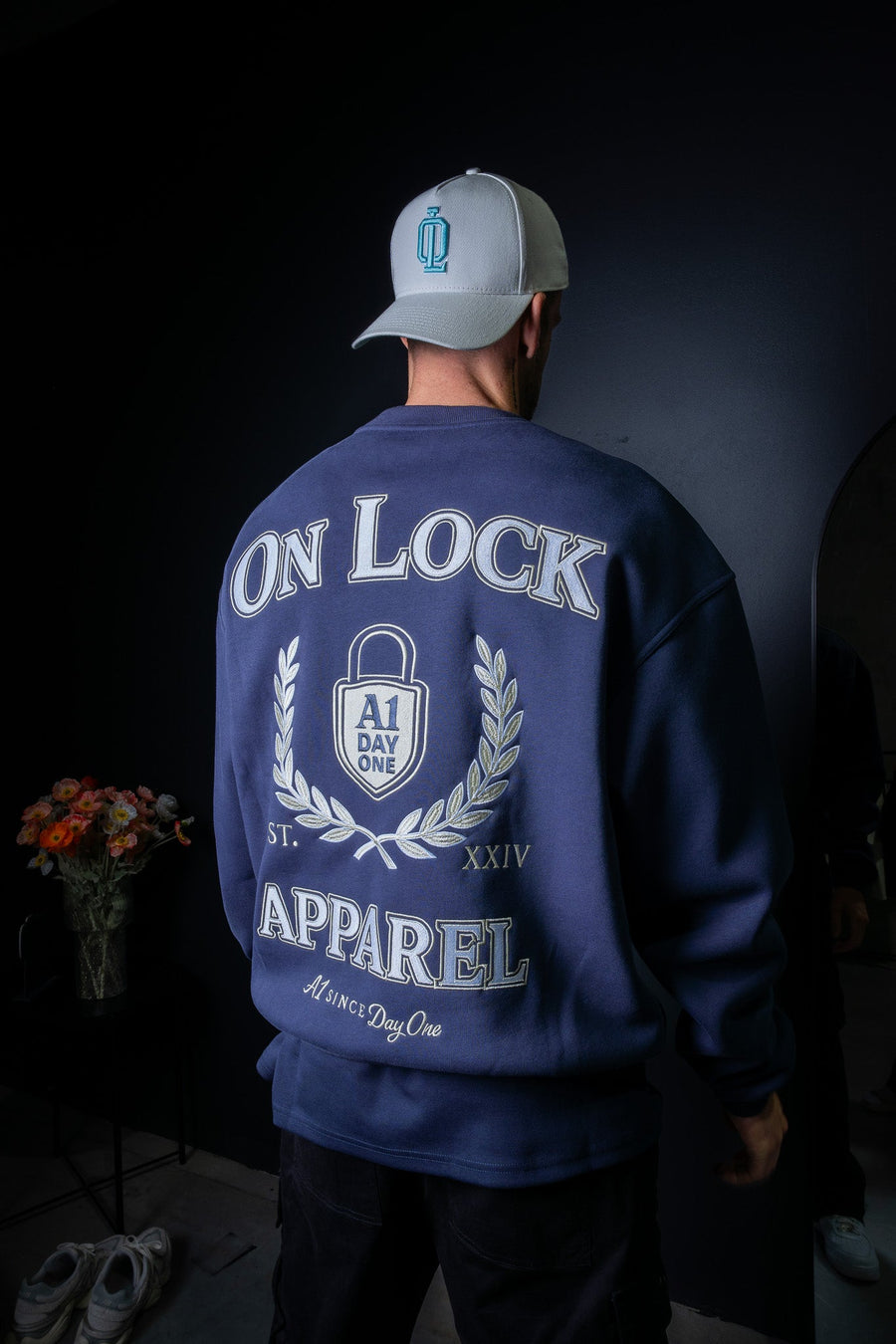 DAY ONES PULLOVER - NAVY - PULLOVEROn Lock Apparel