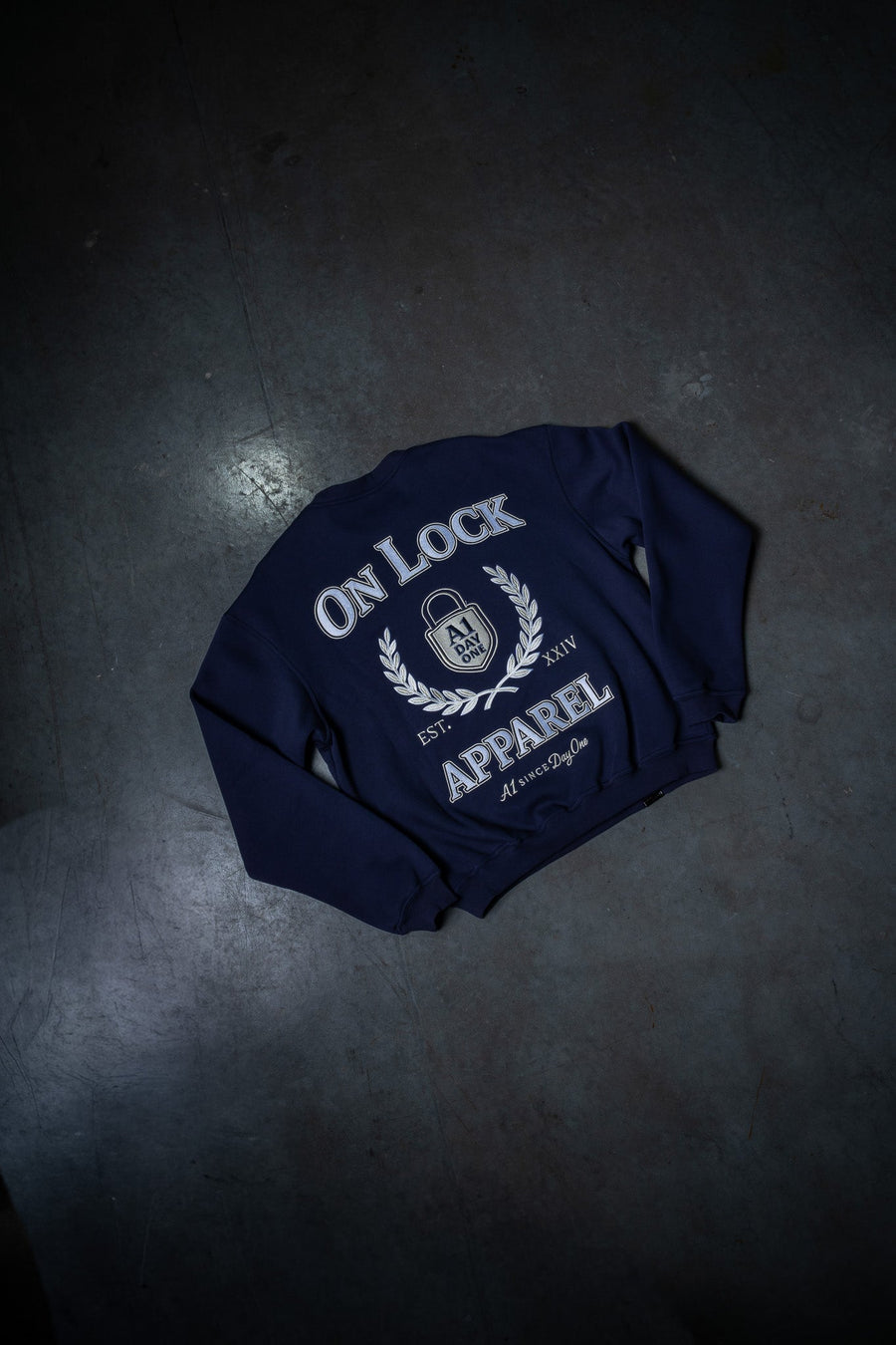 DAY ONES PULLOVER - NAVY - PULLOVEROn Lock Apparel