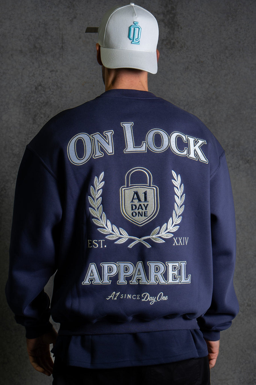 DAY ONES PULLOVER - NAVY - PULLOVEROn Lock Apparel