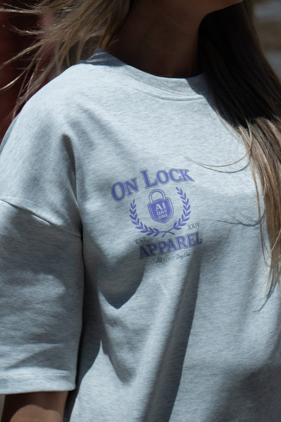 DAY ONES TEE - HEATHER GREY - TEESOn Lock Apparel