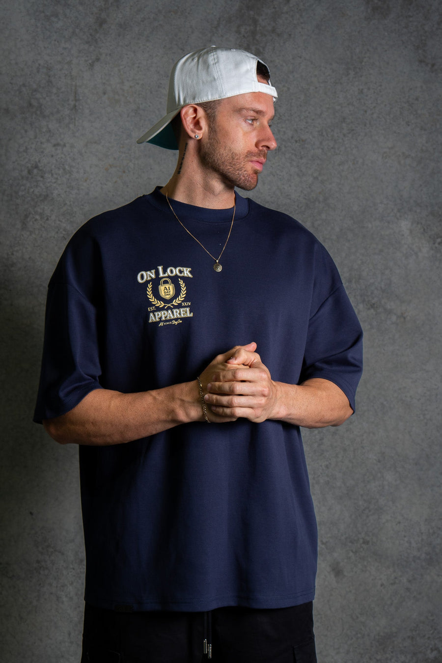 DAY ONES TEE - NAVY - TEESOn Lock Apparel