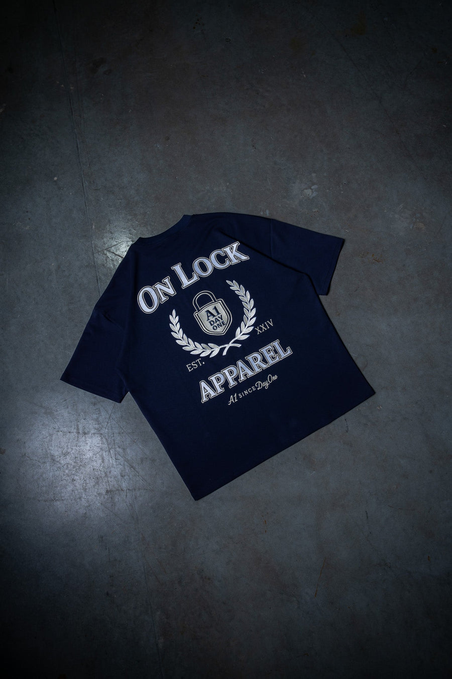 DAY ONES TEE - NAVY - TEESOn Lock Apparel