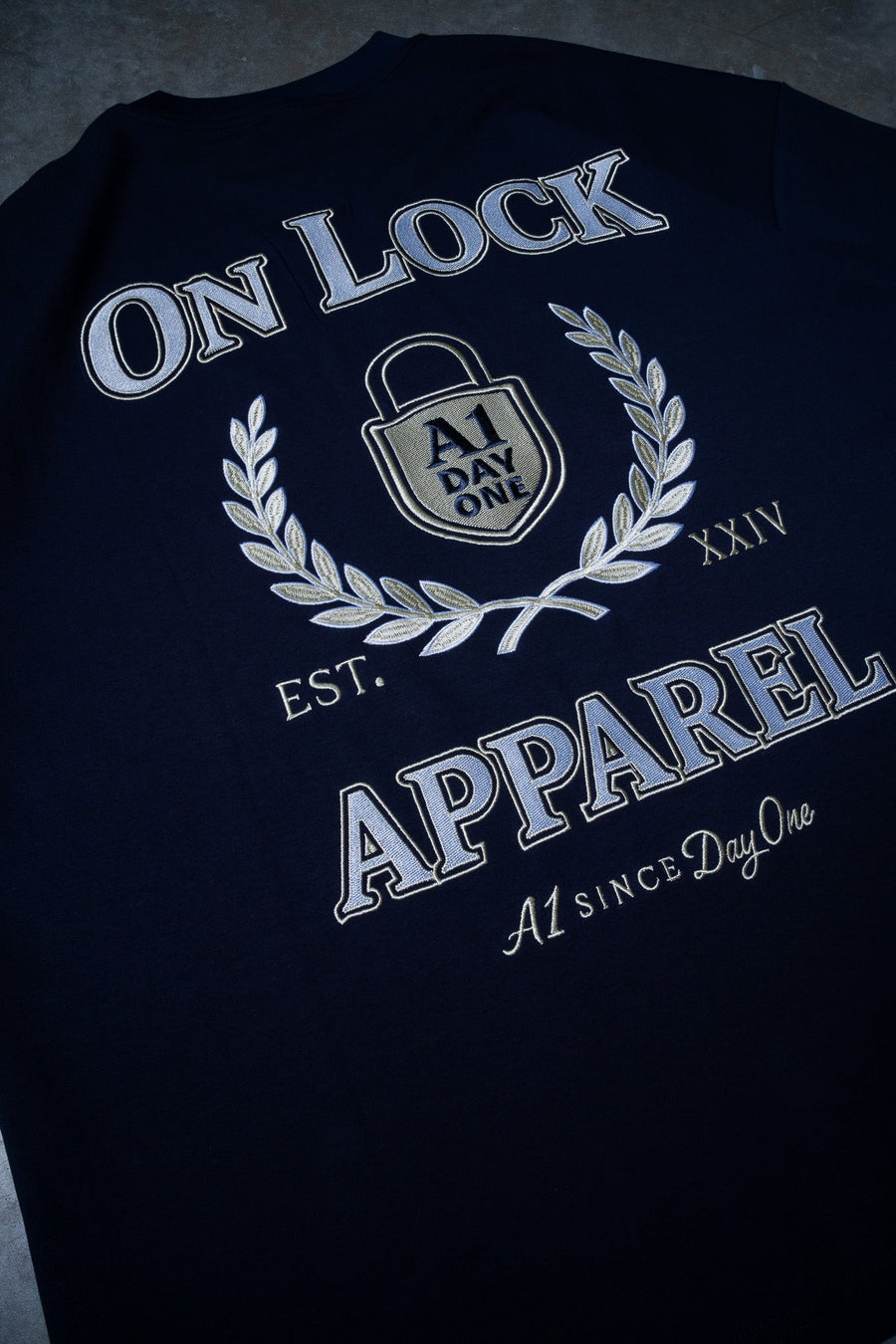 DAY ONES TEE - NAVY - TEESOn Lock Apparel