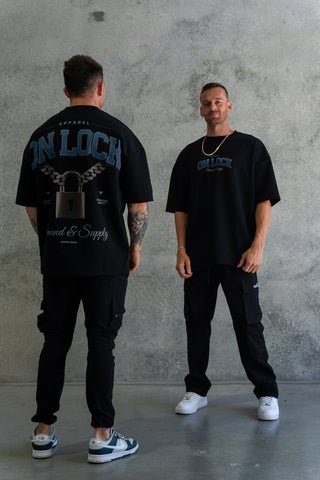 DEMAND & SUPPLY TEE - PITCH BLACK - #TEESOn Lock Apparel