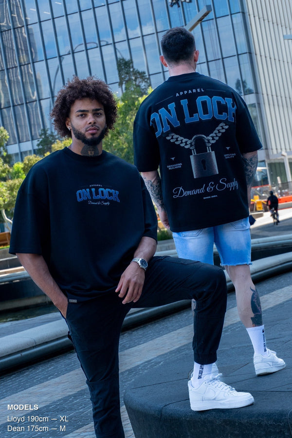 DEMAND & SUPPLY TEE - PITCH BLACK