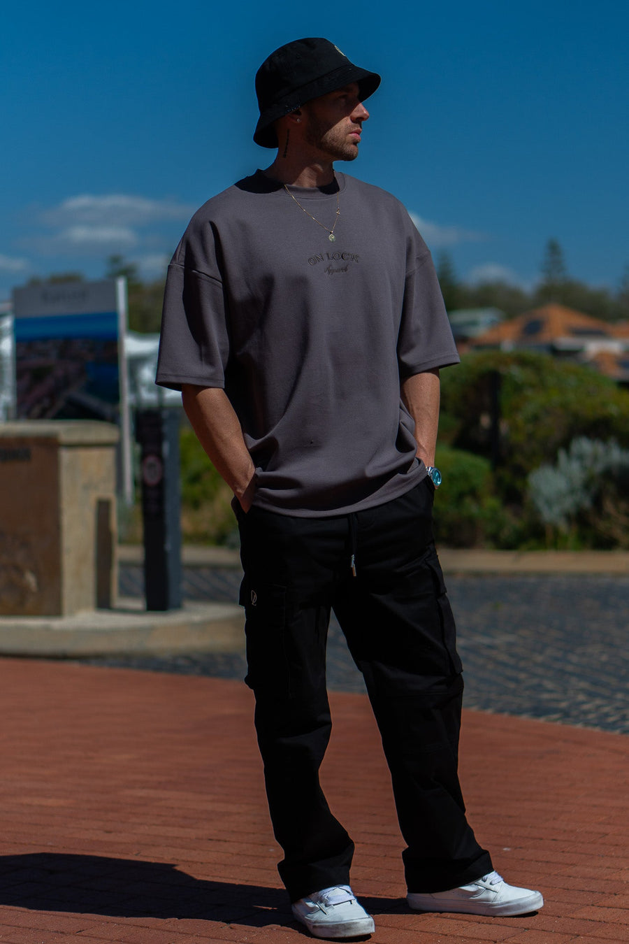 FALL & RISE TEE - DEEP TAUPE - TEESOn Lock Apparel