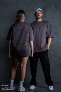 FALL & RISE TEE - DEEP TAUPE
