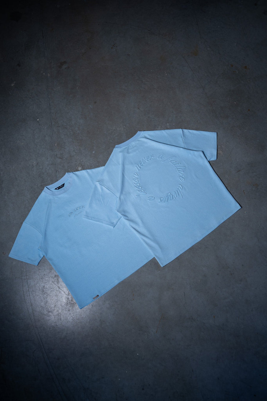 FALL & RISE TEE - LIGHT BLUE - TEESOn Lock Apparel