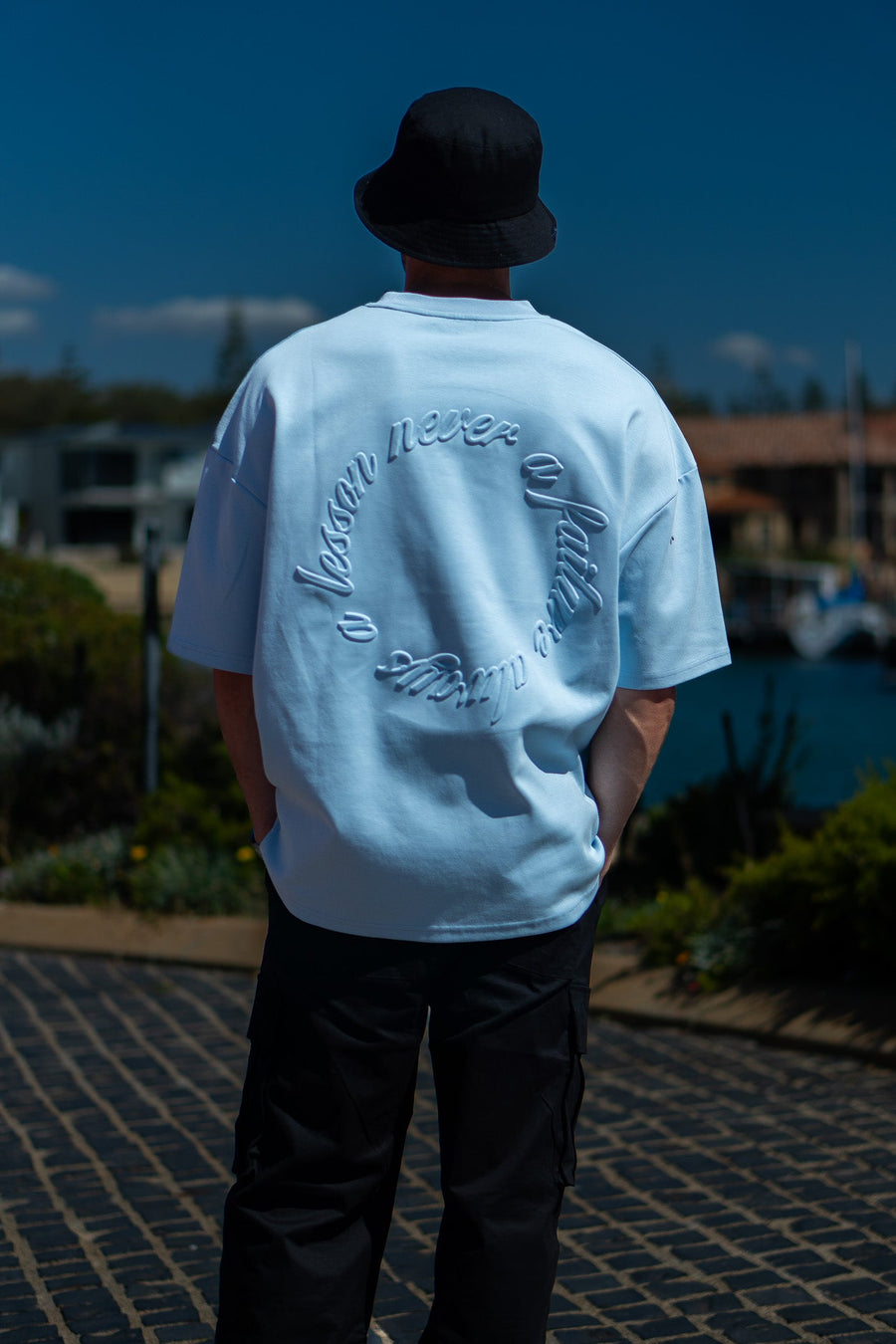FALL & RISE TEE - LIGHT BLUE - TEESOn Lock Apparel
