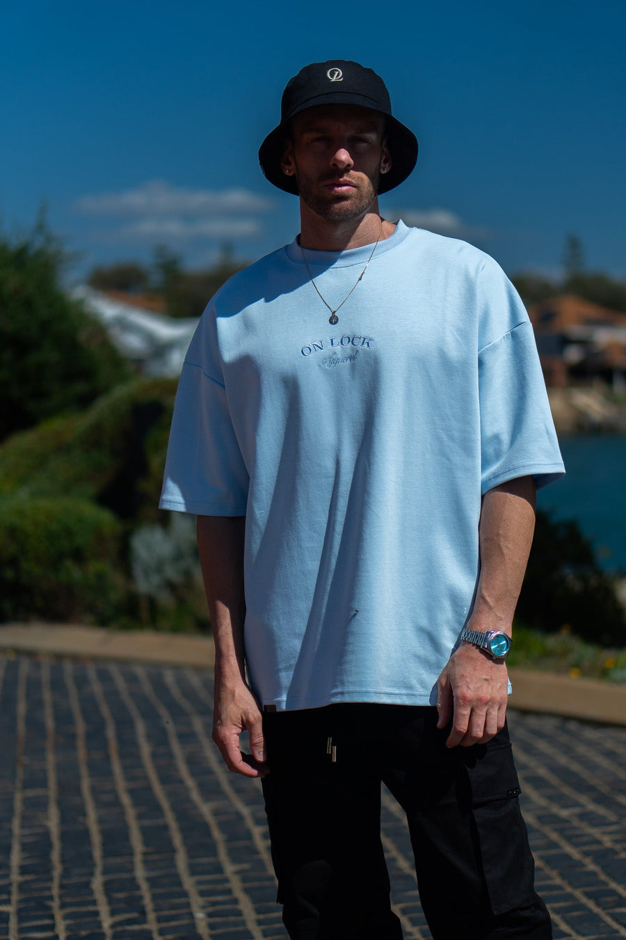 FALL & RISE TEE - LIGHT BLUE - TEESOn Lock Apparel