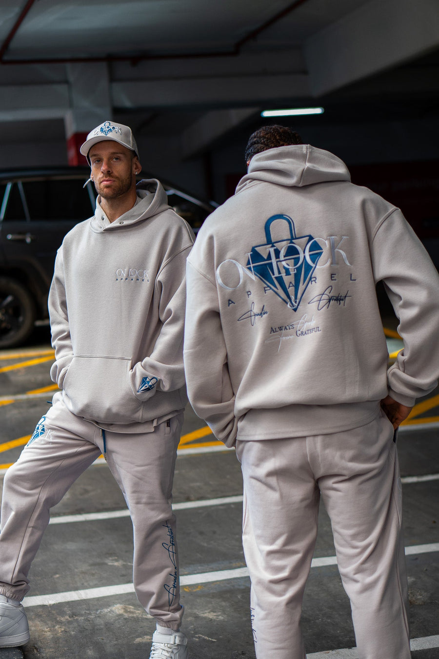 GRATEFUL HOODIE - ELUSION GREY - HOODIESOn Lock Apparel